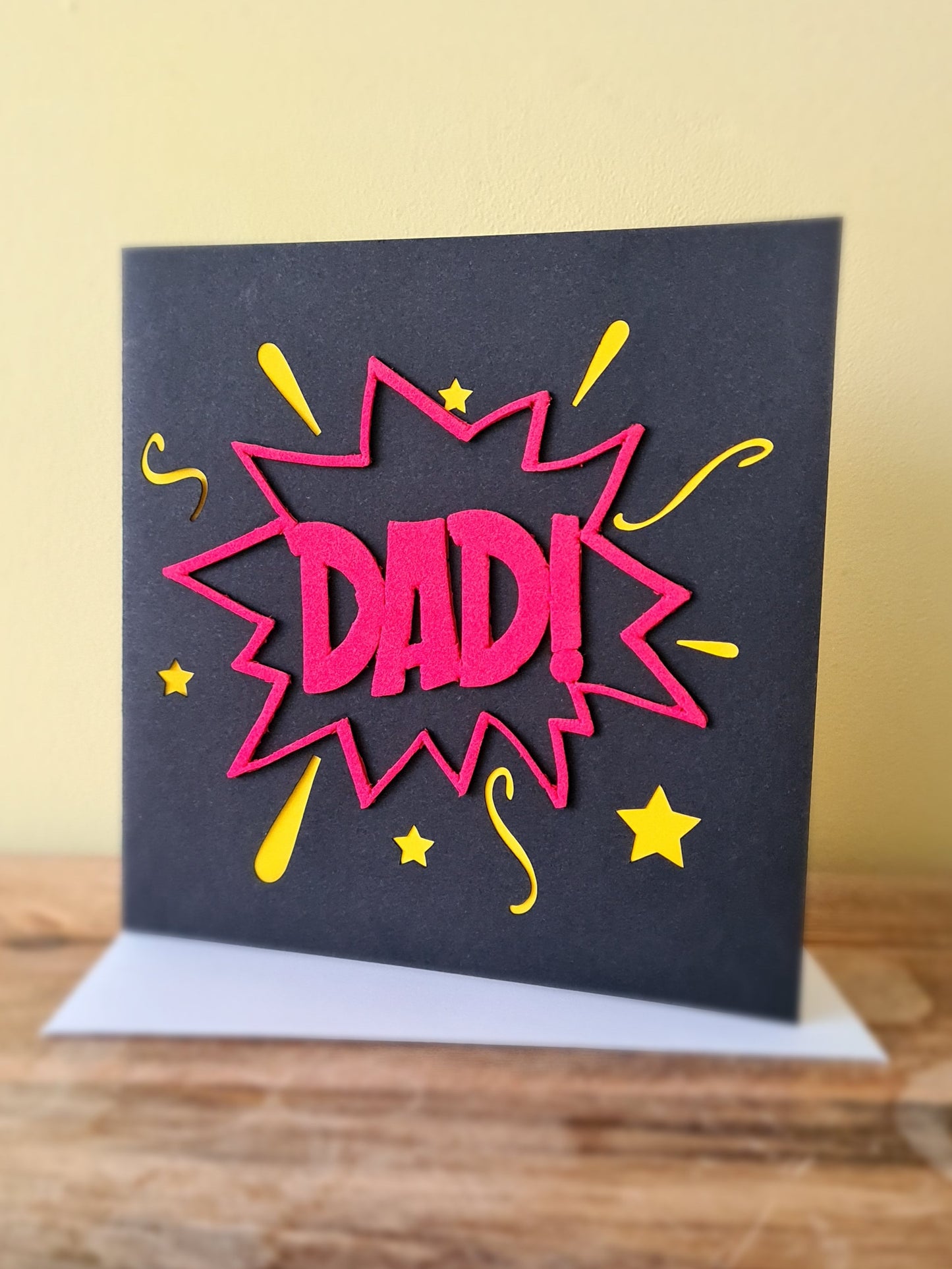 These personalised cards are ideal gifts for dad's bday. They are also perfect for Fathers Day. We are positive that your father will LOVE THIS!