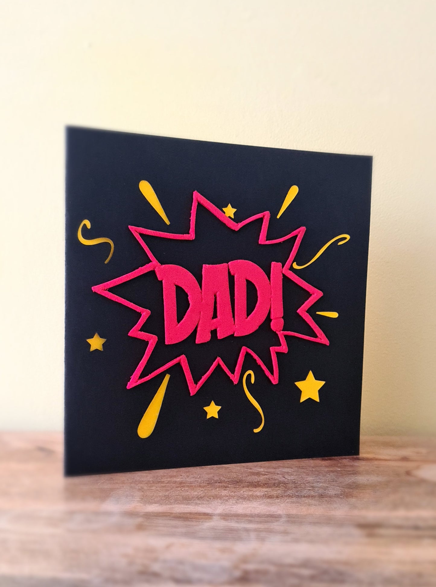 These personalised cards are ideal gifts for dad's bday. They are also perfect for Fathers Day. We are positive that your father will LOVE THIS!