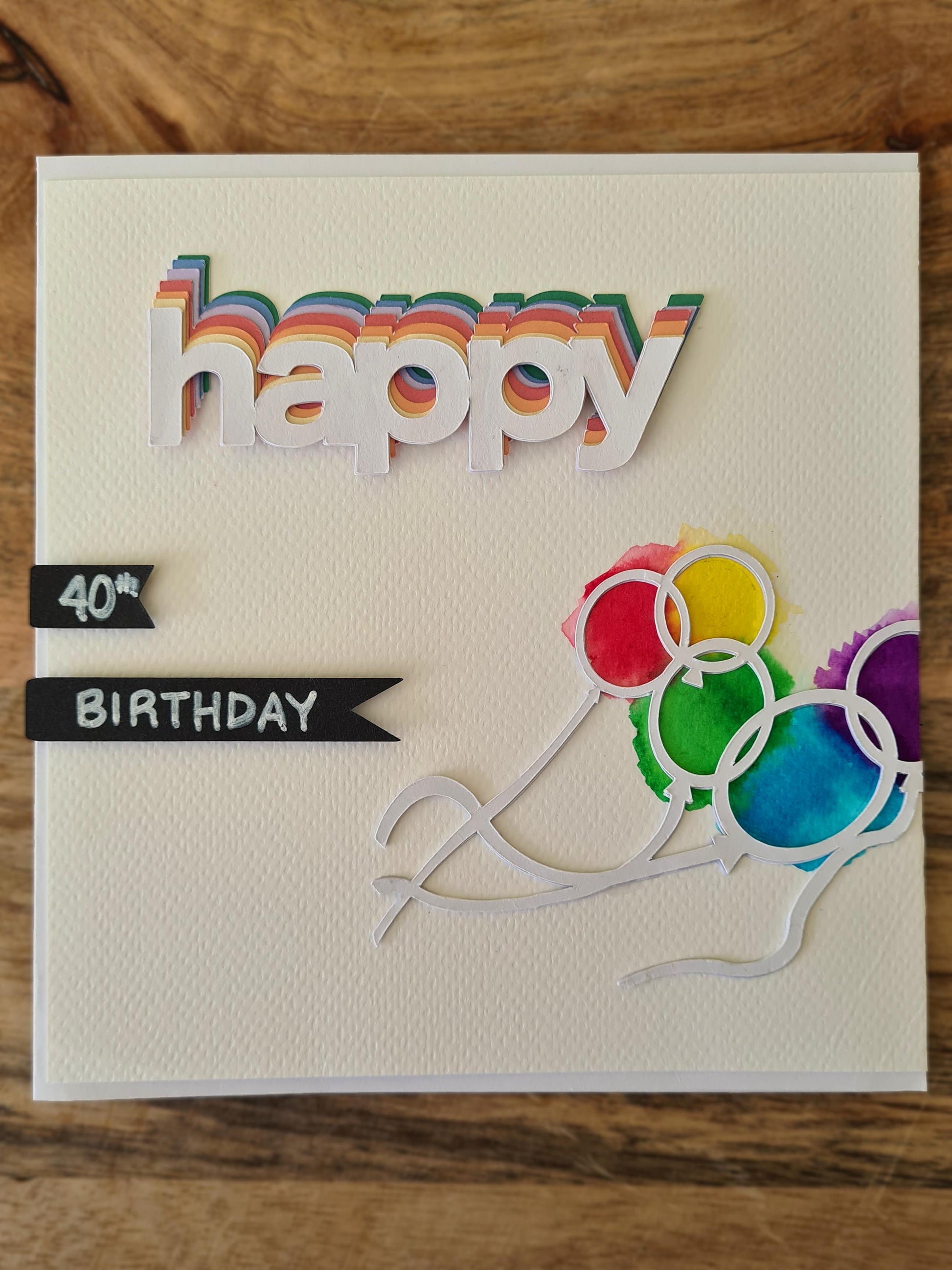 Are you looking for a unique and handmade birthday card for that special loved one? They will LOVE THIS vibrant and 3D effect card.