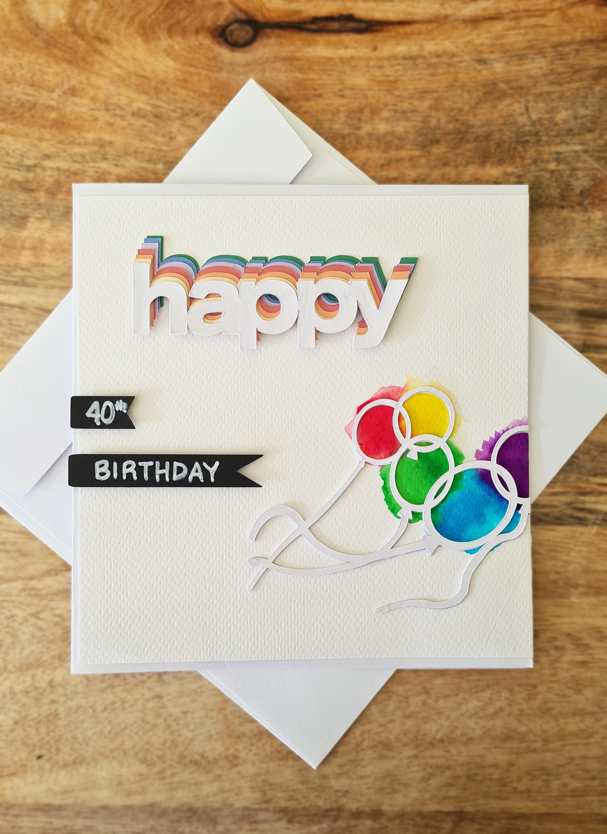 Are you looking for a unique and handmade birthday card for that special loved one? They will LOVE THIS vibrant and 3D effect card.