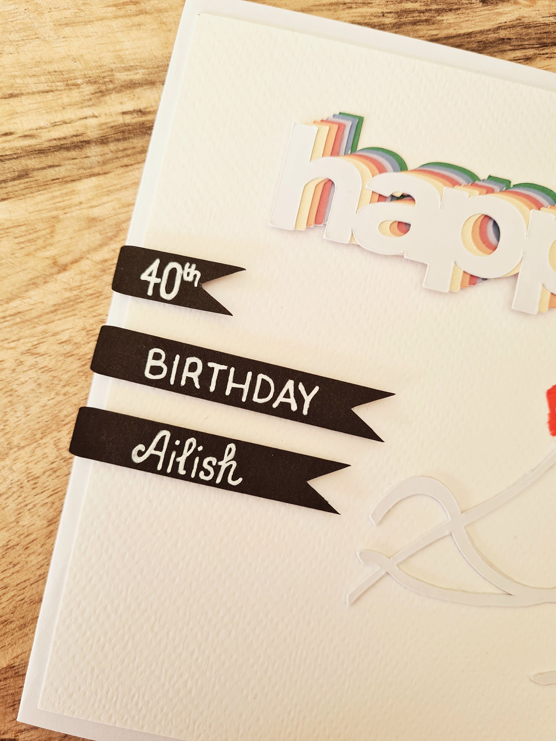 Are you looking for a unique and handmade birthday card for that special loved one? They will LOVE THIS vibrant and 3D effect card.