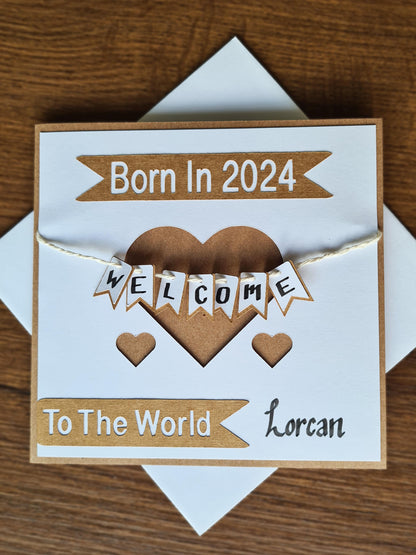 Do you know of any little person who was born in 2024? Or is due to be born this year? Well, we've got the card for you! Welcome to the world little one! 