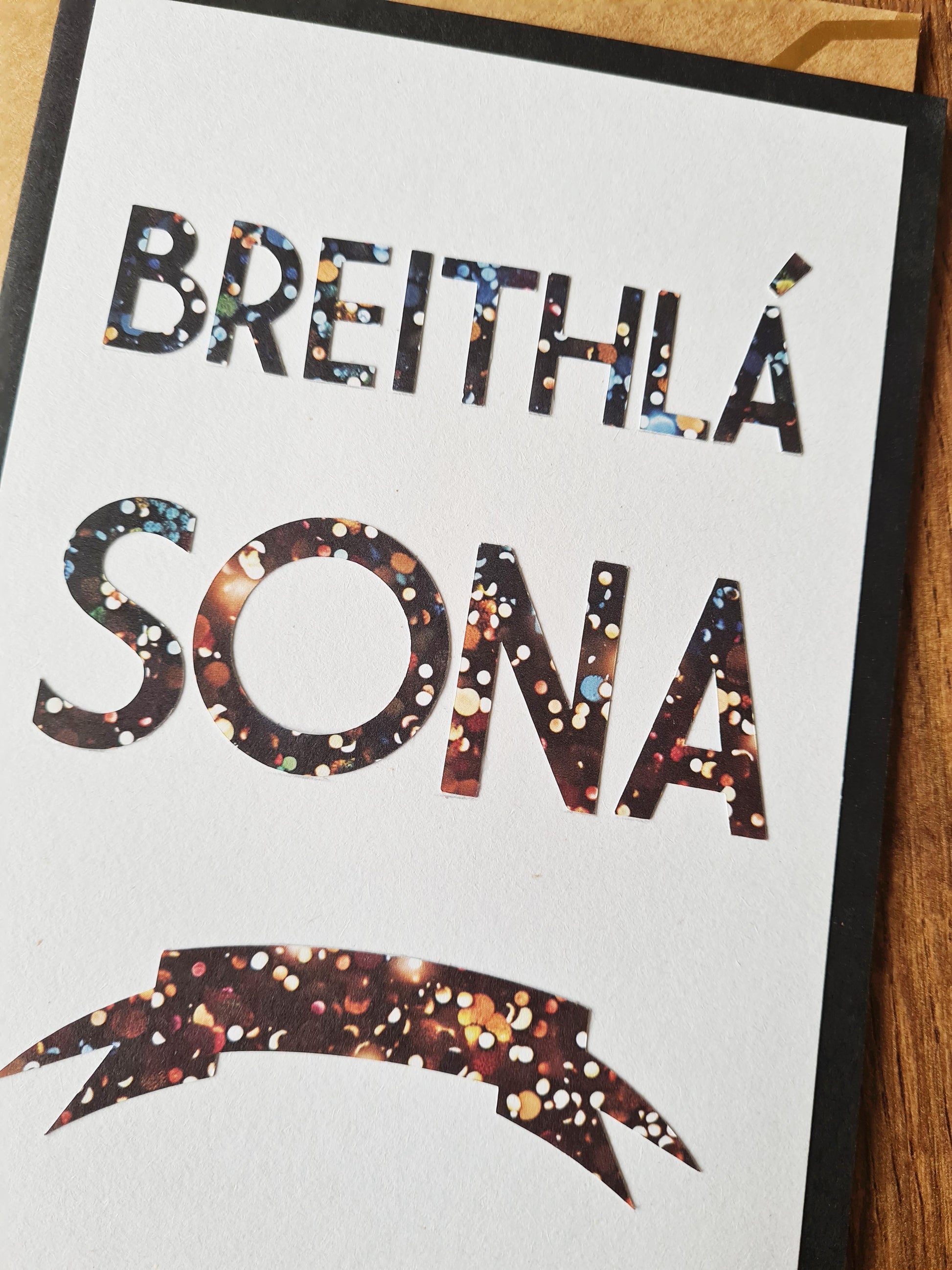 Personalised birthday card as Gaeilge! La breithe sona duit