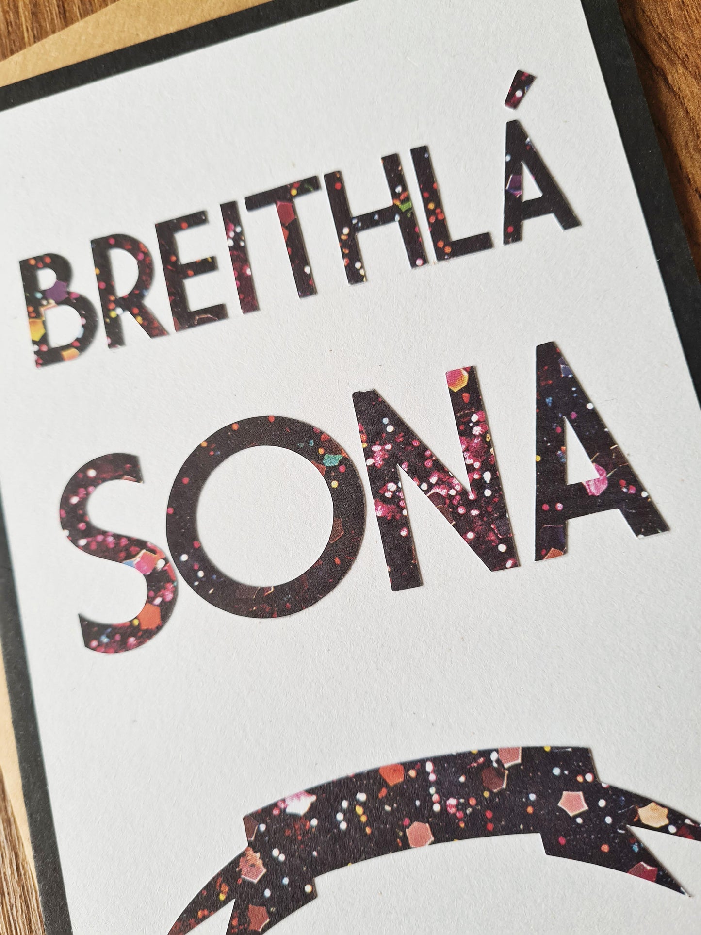 Personalised birthday card as Gaeilge! La breithe sona duit