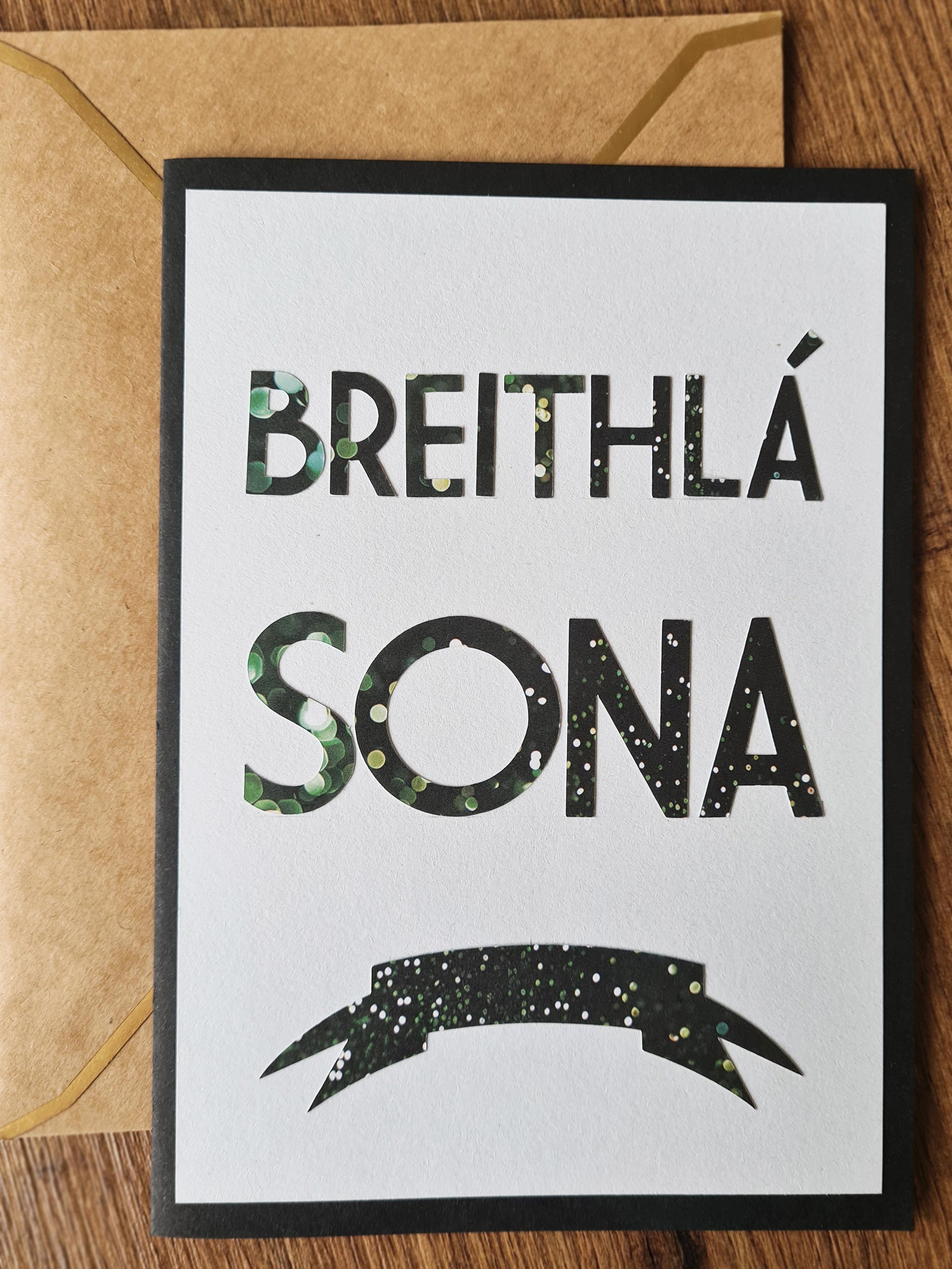 Personalised birthday card as Gaeilge! La breithe sona duit