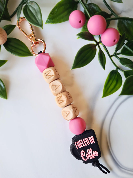 Looking for gift ideas for mam? Our handmade Mama Needs Coffee keychains make the perfect gift for mothers who may have found a new desire for buckets of coffee!