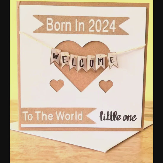 Do you know of any little person who was born in 2024? Or is due to be born this year? Well, we've got the card for you! Welcome to the world little one! 