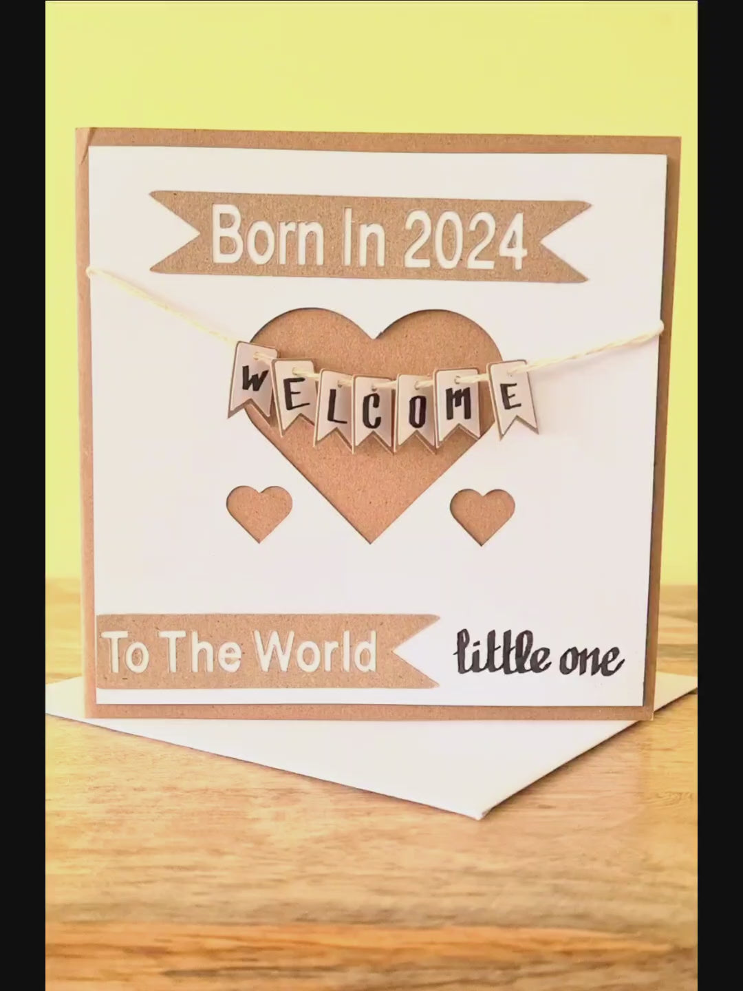 Do you know of any little person who was born in 2024? Or is due to be born this year? Well, we've got the card for you! Welcome to the world little one! 